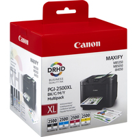 Canon PGI-2500XL BK/C/M/Y cartucho de tinta Original Alto rendimiento (XL) Negro, Cian, Magenta, Amarillo