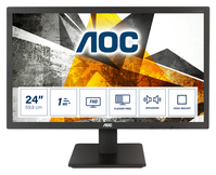 AOC 75 Series E2475SWJ LED display 61 cm (24") 1920 x 1080 Pixel Full HD Schwarz