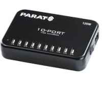 Parat Paraproject MC10 MP3, Mobiele telefoon, Smartphone, Tablet Zwart AC Binnen