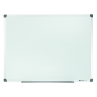 Nobo Pizarra blanca Classic mag de acero 1200x900 mm con marco de aluminio en embalaje para retail