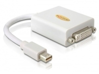DeLOCK Adapter mini Displayport / DVI FM 0,18 m Weiß