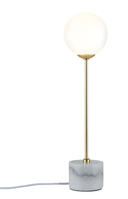 Paulmann 796.61 lampada da tavolo G9 Oro, Bianco