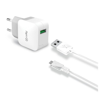 Celly TCUSBMICRO mobile device charger Smartphone, Tablet White AC Indoor