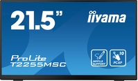 iiyama ProLite T2255MSC-B1 computer monitor 54,6 cm (21.5") 1920 x 1080 Pixels Full HD LCD Touchscreen Zwart