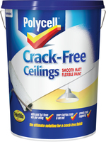 Polycell Crack-Free Ceilings Smooth Matt Flexible Paint 5 L