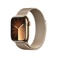 Apple Watch Series 9 41 mm Cyfrowy 352 x 430 px Ekran dotykowy 4G Złoto Wi-Fi GPS