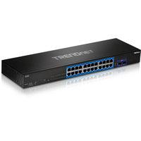 Trendnet TEG-30262 v1.0R Gigabit Ethernet (10/100/1000) 1U Fekete