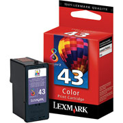 Lexmark No.43 Color Print Cartridge tintapatron Eredeti