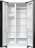 Gorenje NRR9185EABXL kétajtós mélyhűtős hűtőszekrény Szabadonálló 550 L E Fekete