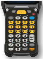Zebra KYPD-MC9334FNR-01 mobile device keyboard Black, Grey, Yellow Alphanumeric English