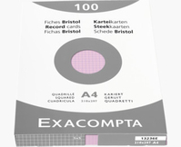 Exacompta 13236E indexkaart Roze
