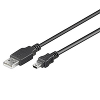 PremiumCord ku2m02a USB-kabel 0,2 m USB 2.0 USB A Mini-USB B Zwart