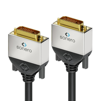 sonero S-DC500-100 DVI-Kabel 10 m DVI-D Schwarz