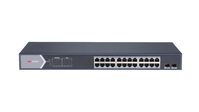 Hikvision Digital Technology DS-3E1526P-SI netwerk-switch Managed L2 Gigabit Ethernet (10/100/1000) Power over Ethernet (PoE) Zwart