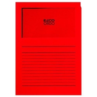 Elco Ordo Cassico 220 x 310 mm stofklepmap Papier Rood