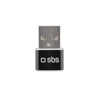 SBS TEADAPTUSBTC Kabeladapter USB Type-A USB Typ-C Schwarz