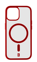 Cellularline Pop Mag mobiele telefoon behuizingen 15,5 cm (6.1") Hoes Rood, Transparant