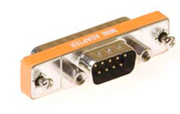 Microconnect MOD25M9M adattatore per inversione del genere dei cavi DB9 DB25 Argento