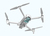 FIMI X8 SE 2022 V2 COMBO MPH caméra drone 4 rotors Quadcoptère 48 MP 3840 x 2160 pixels 4500 mAh Noir, Gris