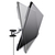 StarTech.com FHA-TV-WALL-MOUNT uchwyt do telewizorów 139,7 cm (55") Czarny, Srebrny