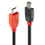 Lindy 31719 USB kábel 2 M USB 2.0 Mini-USB B Micro-USB B Fekete, Vörös