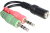 DeLOCK 65459 audio kabel 0,012 m 3.5mm 2 x 3.5mm Zwart