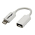 StarTech.com Adattatore connettore Micro USB a Lightning Apple a 8 pin bianco per iPhone/iPod/iPad