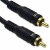 C2G 5m Velocity Bass Management Subwoofer Cable audio kabel RCA Zwart