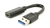 Gembird A-USB3-AMCF-01 cavo USB 0,1 m USB 3.2 Gen 1 (3.1 Gen 1) USB A USB C Nero