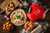 Ariete 0909/10 urządzenie do wypieku pizzy 1 pizza(e) 1200 W Czarny, Czerwony