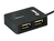Equip 128952 hálózati csatlakozó USB 2.0 480 Mbit/s Fekete