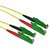 ACT RL1902 InfiniBand/fibre optic cable 2 m 2x E-2000 (LSH) OS1/OS2 Geel
