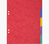 Exacompta 4804Z divider Carton Multicolour