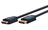 ClickTronic 44925 HDMI-Kabel 3 m DisplayPort HDMI Typ A (Standard) Schwarz