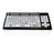 Accuratus Monster 2 tastiera Universale USB QWERTY Italiano Nero, Bianco