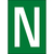 Brady NL859A4GR-N selbstklebendes Etikett Rechteck Dauerhaft Grün, Weiß