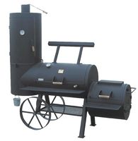 NEUMÄRKER 24 Chuckwagon 2400x1000x2350 mm Barbecue Grill mit Holzfeuerung -