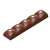 Schokoladen-Form - Riegel quadratische Kugel - Länge x Breite x Höhe 27,5 x 13,5 x 2,4 cm - Polycarbonat