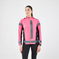 Women Jacket Kiprun Warm Regul Day And Night Visibility Ppe - UK 14 / FR 44