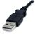 StarTech.com USB-Kabel, USBA / 2,1 mm, DC-Strom, 2m USB 2.0 Schwarz