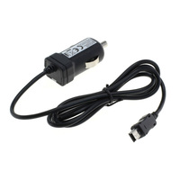 Mini USB Autolader - 5V - 1A - 5W - 0,9 meter - Zwart