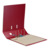 ELBA Ordner "rado plast" A4, PVC, mit auswechselbarem Rückenschild, Rückenbreite 8 cm, rot