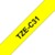BROTHER szalag TZe-C31, Fluoreszkáló sárga alapon Fekete, Laminált, 12mm 0.47", 5 méter