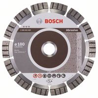 Bosch 2608602682 Diamanttrennscheibe Best for Abrasive, 180 x 22,23 x 2,4 x 12 m