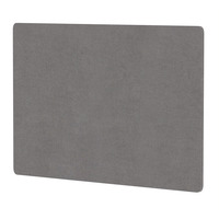 Air Back-to-Back Screen 1200 x 800mm Grey Fabric