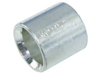 Stoßverbinder, unisoliert, 0,5-1,0 mm², silber, 7 mm
