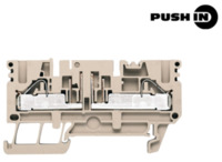 Trenn- und Messtrenn Reihenklemme, Push-in-Anschluss, 0,5-4,0 mm², 24 A, 6 kV, d