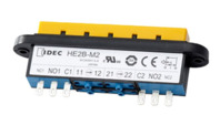 Zustimmungsschalter, 2-polig, gelb, unbeleuchtet, IP65, HE2B-M200PN1