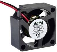 SEPA MF17A05 Axiális ventilátor 5 V/DC 0.9 m³/óra (H x Sz x Ma) 17 x 8 x 17 mm
