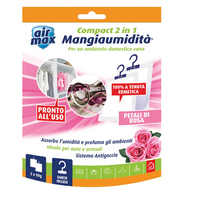 Mangiaumidità Appendibile Compact 2 in 1 Airmax - 6311589 - 50 g (Petali di Rosa